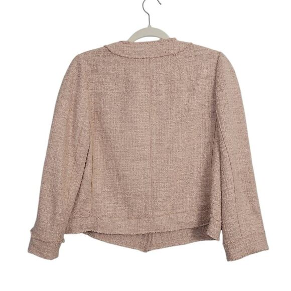 Dolce & Gabbana Light Pink Tweed Blazer Jacket Sz 42 US 6 Classic Elegant Luxury - Picture 2 of 11